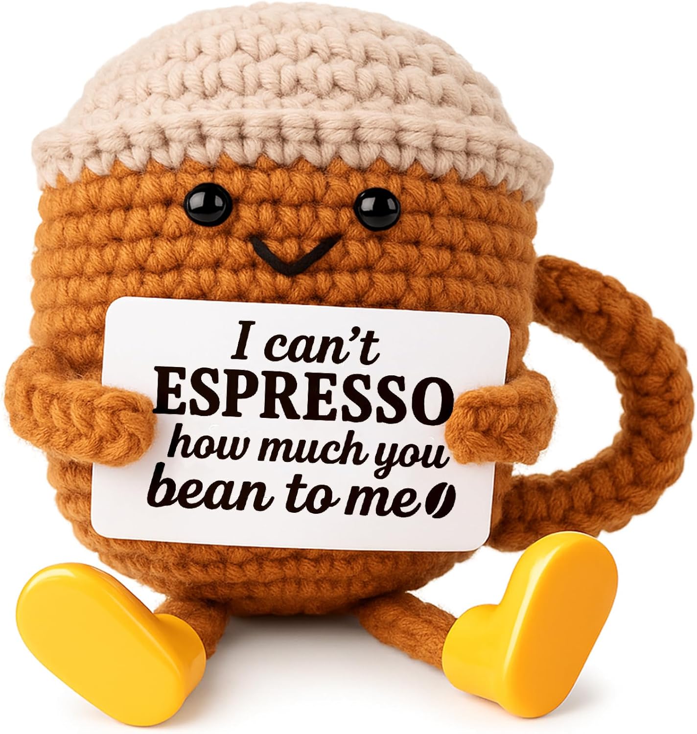 Crochet Coffee Bean Plush